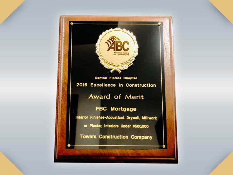 Award of Merit — Excellence in Construction