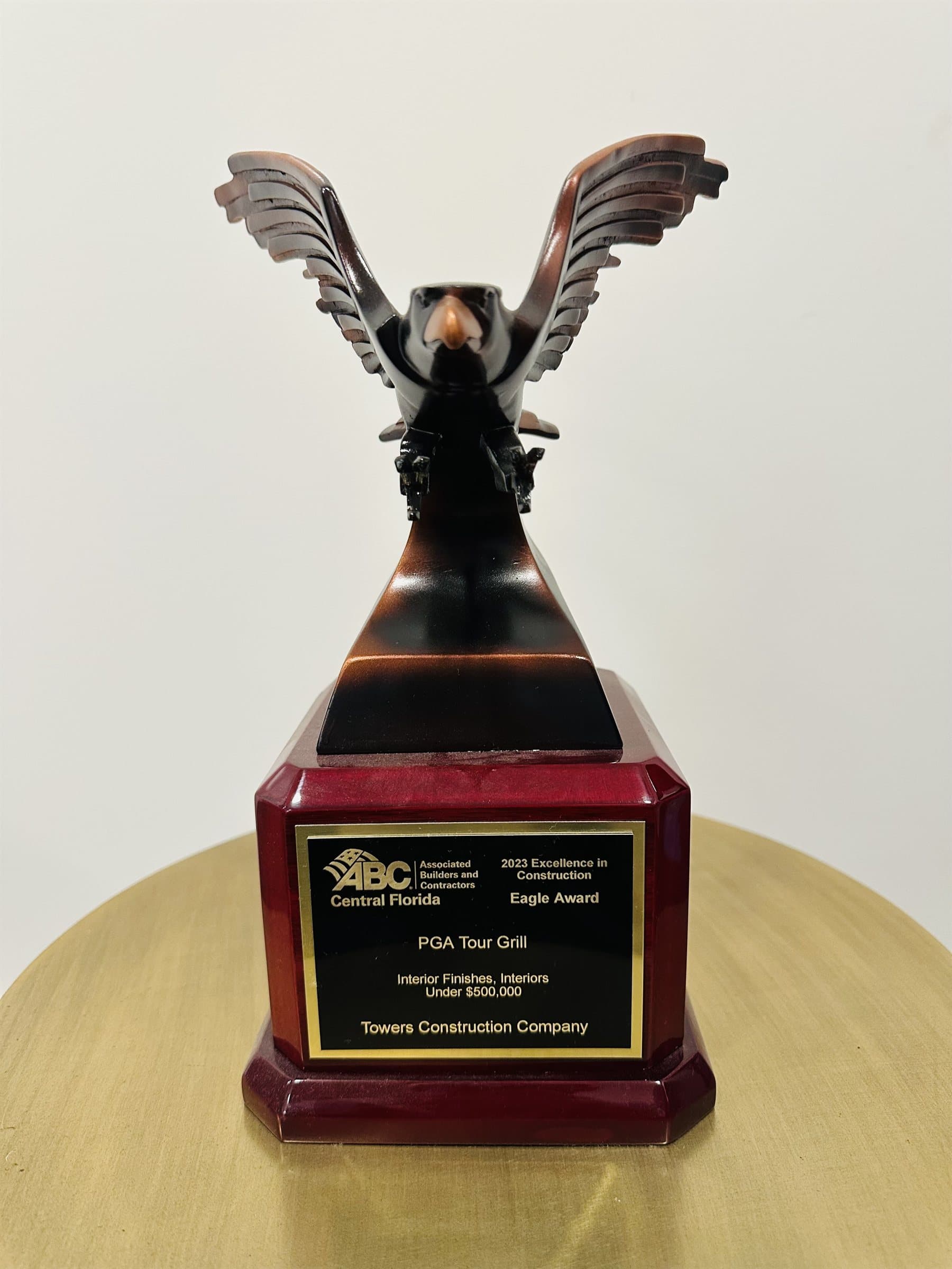 Eagle Award — Excellence in Construction